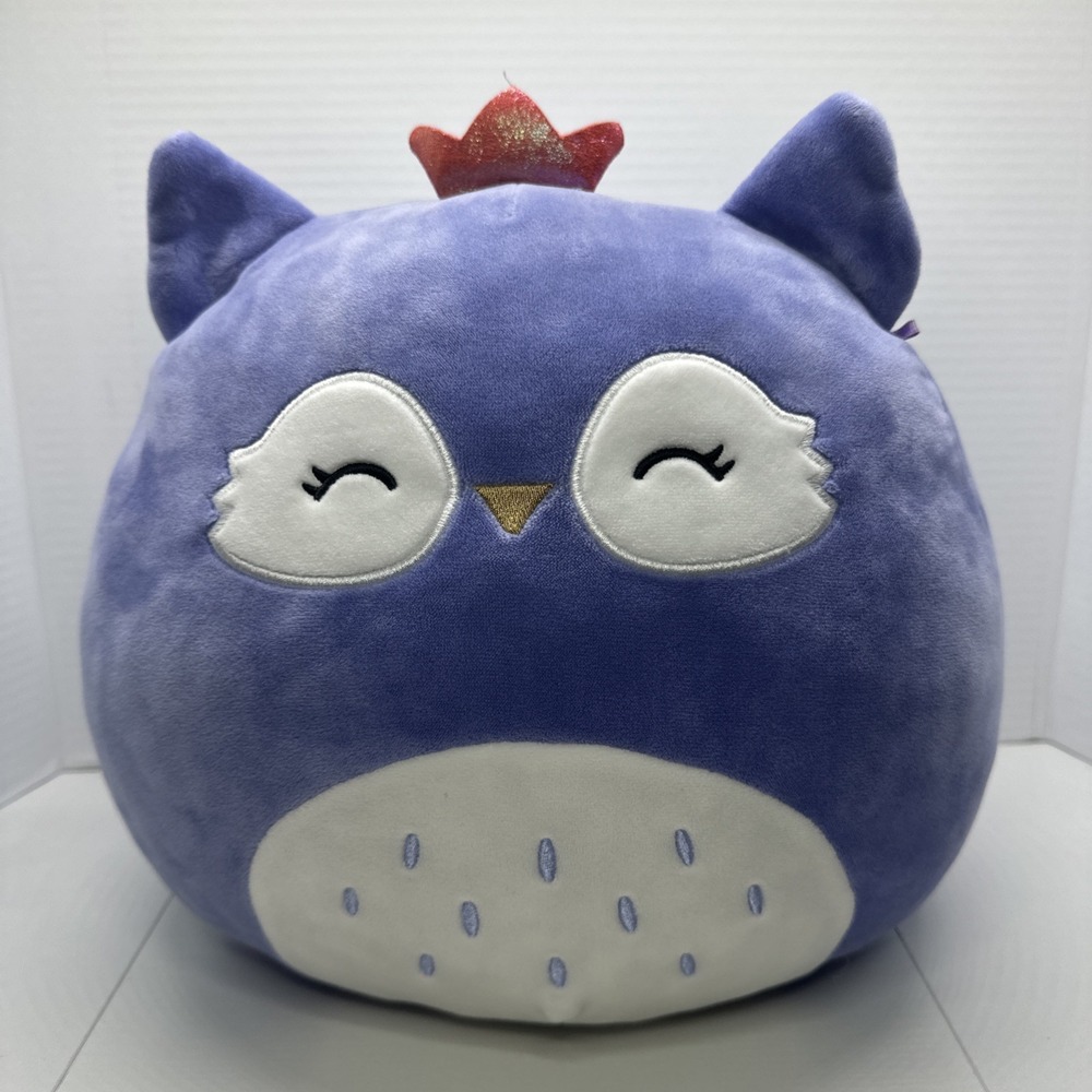 Squishmallows Fania the Purple‎ Owl 12 inch Stuffed Animal Plush Collectible
